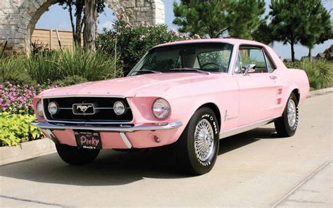 Pink Ford Mustang Convertible - scrapbookingtalk