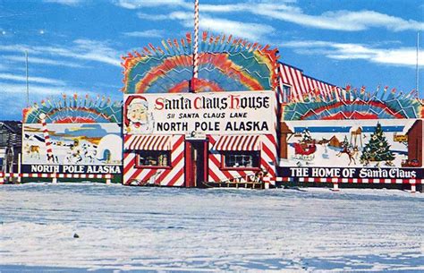 Santa Claus House North Pole, Alaska Postcard | Todd Franklin | Flickr