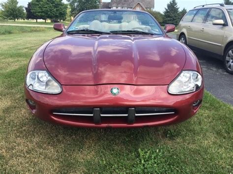 1998 Jaguar XK8 Carnival Red convertible runs great