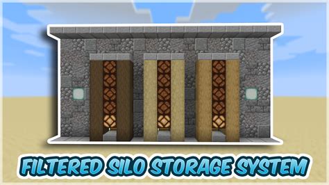 Filtered Silo Storage System - TUTORIAL - Redstone Creations - Redstone ...