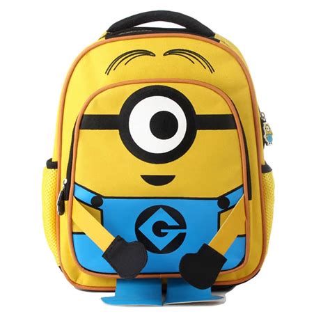 Minions School Backpack Bags For Teenagers Despicable Me Minion Plush Kid Cartoon Backpack ...