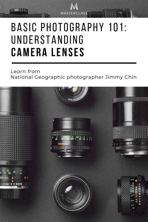 Learn the basics of camera lenses with Masterclass: National Geographic ...