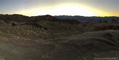 Zabriskie Point Death Valley Sunset - Sunset at Zabriskie Point (Death Valley National Park ...