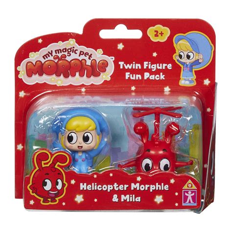 Buy Character Options MORPHLE Twin Figure Fun Pack, Moonbug Toys, Imaginative Play Figure Set ...