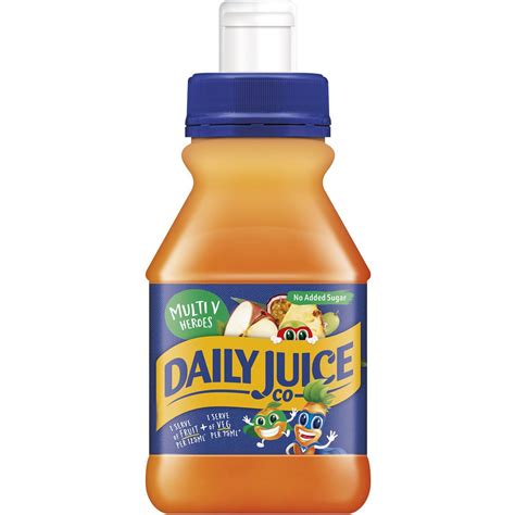 6x Daily Juice Kids Hidden Vegetables Pop Top Juice 250ml 9310113902346 ...