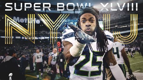 Player Seattle Seahawks With Background Of Players And Stadium HD ...