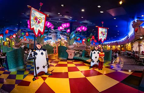 Inside Disney's Alice in Wonderland Restaurant - Disney Tourist Blog