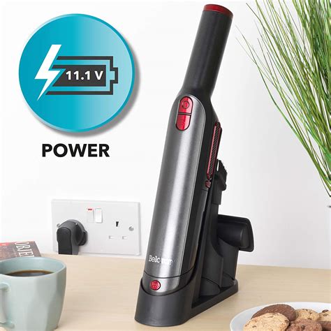 Beldray BEL0944RD Revo Cordless Rechargeable Lightweight Handheld Vacuum Cleaner with Charging ...