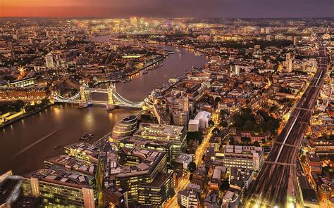 London Skyline Night Wallpaper