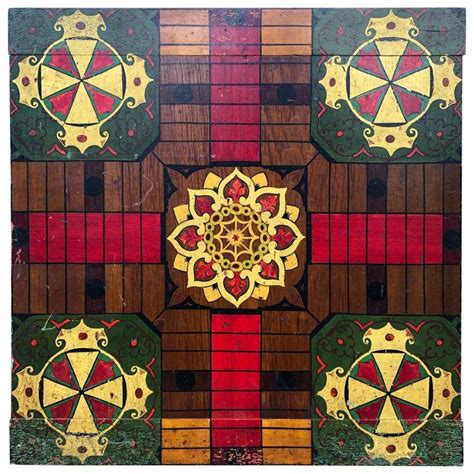 Parcheesi Board Five Colors Original Paint | Art day, Painting, Antique ...