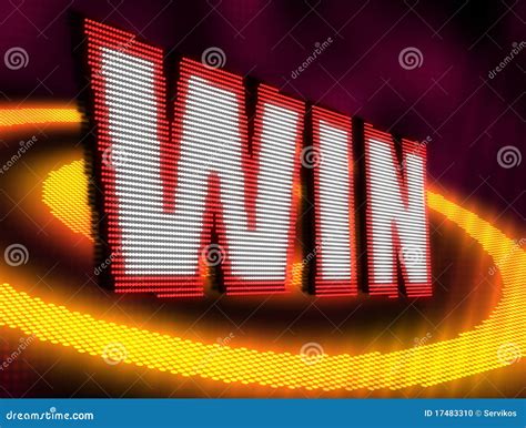 You WIN! Stock Photo - Image: 17483310