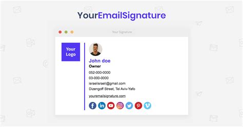 Free Email Signature Template Generator By Hubspot