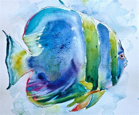 P7046305.JPG 1.600×1.326 pixel | Fish art, Watercolor fish, Fish painting