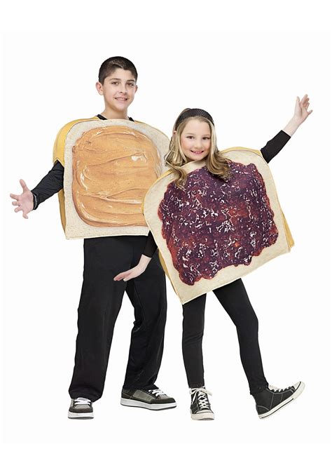 Kid's Peanut Butter and Jelly Costume