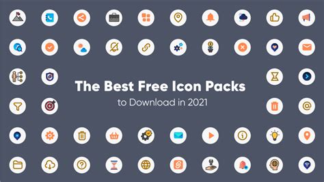 The Best Free Icon Packs to Download in 2021 [Finest Free Sets]