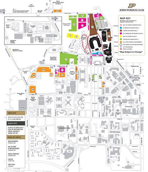 Parking Information - Purdue for Life Foundation