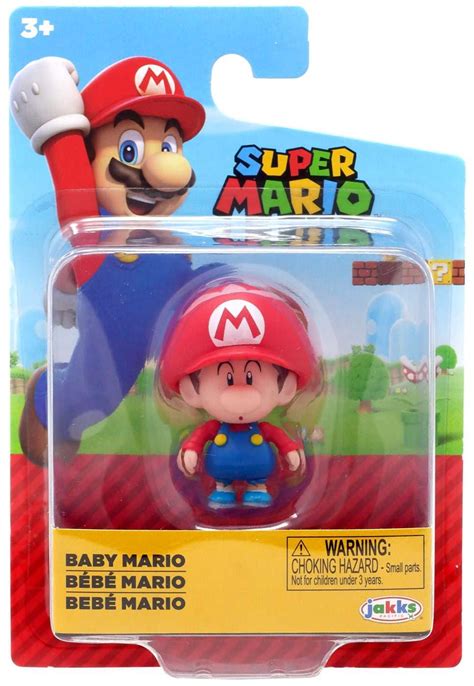 World of Nintendo Super Mario Baby Mario Mini Figure - Walmart.com