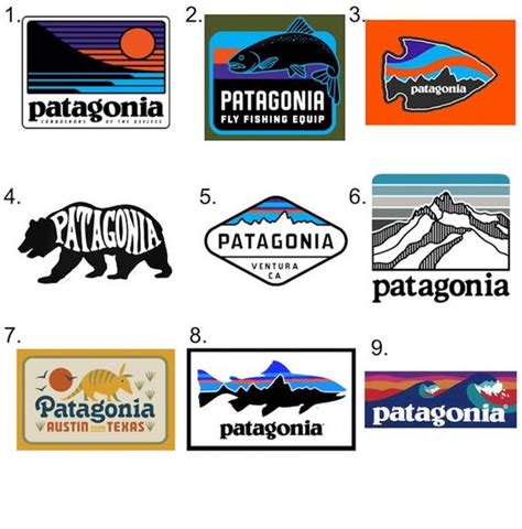 PATAGONIA STICKER PACK Vintage Patagonia Waterproof Stickers | Etsy