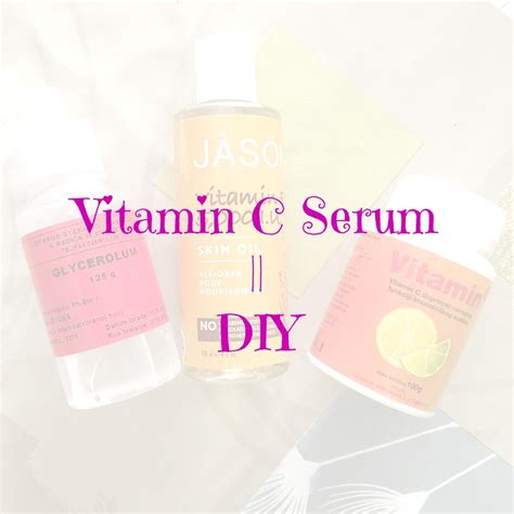 Vitamin C Serum || DIY - BeautyPepTalk