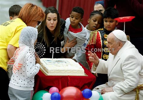 Children help Pope Francis mark 87th birthday - The Fiji Times