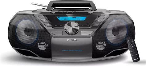 Philips Portable CD Player Boombox Bluetooth with Cassette All in one ...