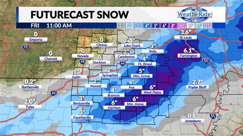 Snow totals in Springfield: here's what to expect Thursday