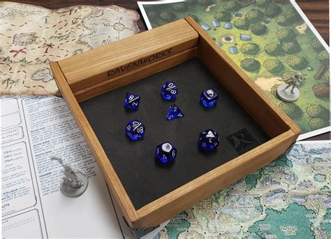 Dice Tray Personalized Handcrafted Wooden Rolling Tray for - Etsy