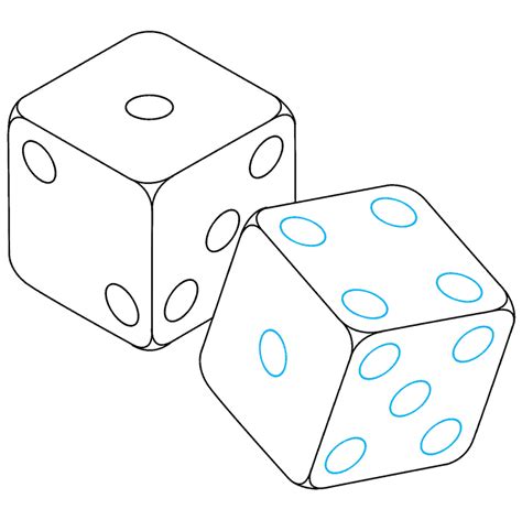 How to Draw Dice - Really Easy Drawing Tutorial