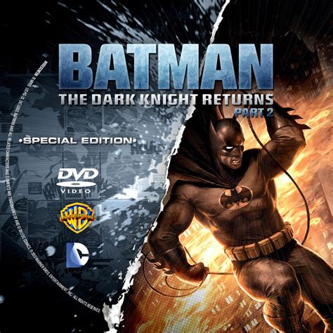 Label DVD Batman The Dark Knight Returns Part 2 - Gamecover | Capas customizadas para DVD e Blu-Ray