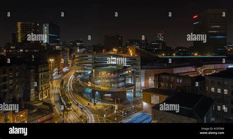 Manchester city centre night hi-res stock photography and images - Alamy