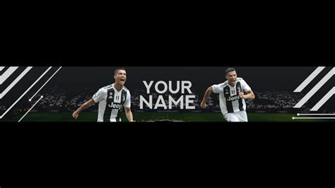 FREE Football Banner Template For YouTube Channel #37 Photoshop I DOWNLOAD | Football banner ...