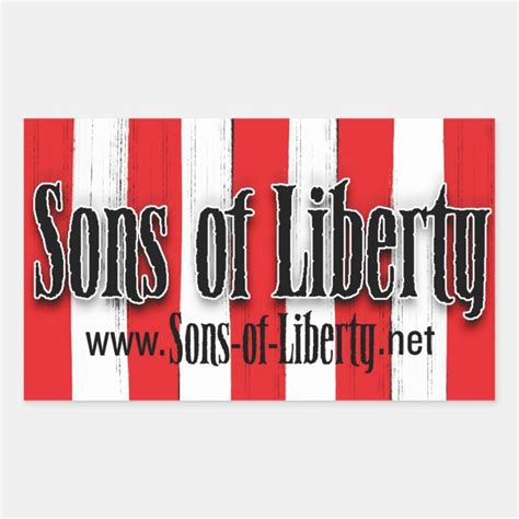 Sons of Liberty FLAG sticker | Zazzle