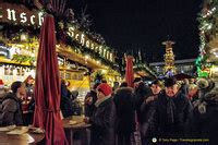 Plenty of food stalls at the Dresden Striezelmarkt