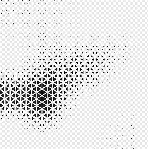 Black and white Geometry Geometric abstraction Pattern, Technology Triangle Cover, black and ...