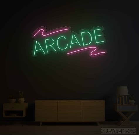 LED Arcade Neon Sign - Arcade Neon Lights - CreateNeon.Com.Au