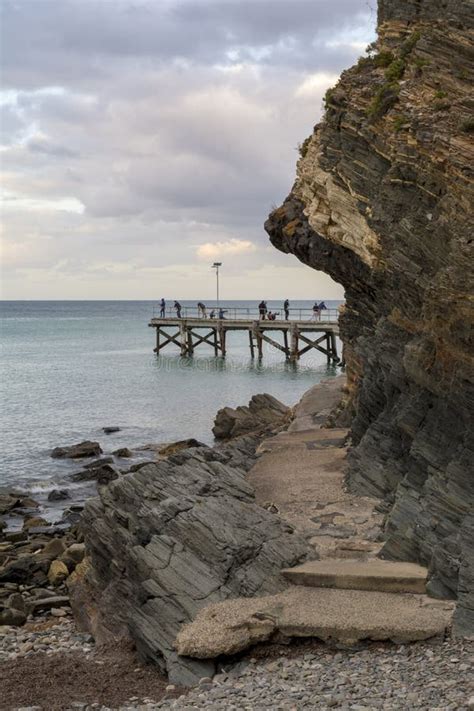 Jetty at Second Valley, South Australia, Fleurieu Peninsula Editorial Stock Photo - Image of ...