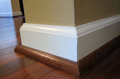 Painting vs. Staining Quarter Round & Shoe Molding Trim | Baseboard trim, Baseboard styles ...