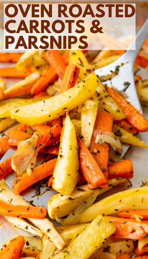 The Best Oven Roasted Carrots and Parsnips | Recipe | Roasted carrots ...