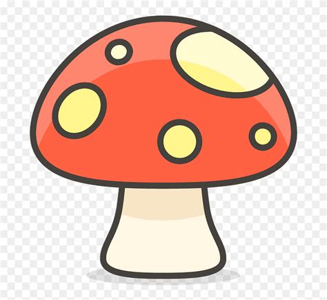 Mushroom Emoji Clipart - Cartoon Mushroom - Png Download (#5630581) - PinClipart