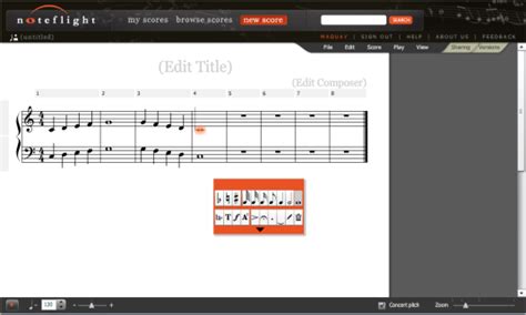 Write Your Own Music Online with Noteflight - Digital Inspiration