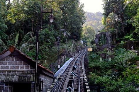 Penang Hill Cable Car Bukit Bendera in Penang, Malaysia Stock Photo ...