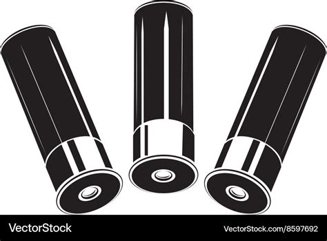 Shotgun shell 12 gauge Royalty Free Vector Image