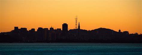 San Francisco Skyline Silhouette Photograph by Lori Seaman - Fine Art America