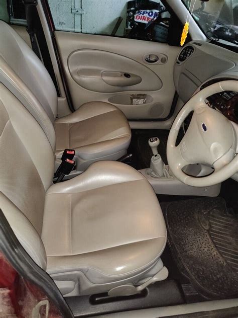 **Breaking** Ford Fiesta MK4/MK5 Ghia Cream Interior Leather Seats full ...