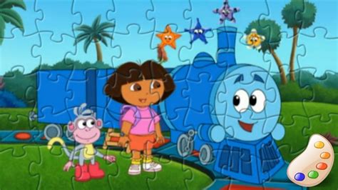 Dora The Explorer Fun Friends Kids Puzzle Game - YouTube