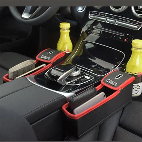 Car Interior Storage Box Car Seat Storage Case for Multiple Functions ...