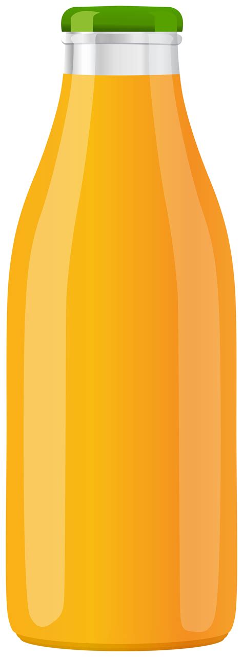 Orange Juice Bottle Clipart