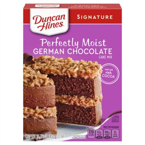 Duncan Hines Signature German Chocolate Cake Mix, 15.25 oz - King Soopers