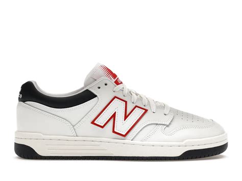 New Balance BB480 White Navy Red Men's - BB480LWG - US