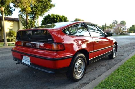 1991 Honda CRX HF - Low Miles - Excellent Original Condition ...